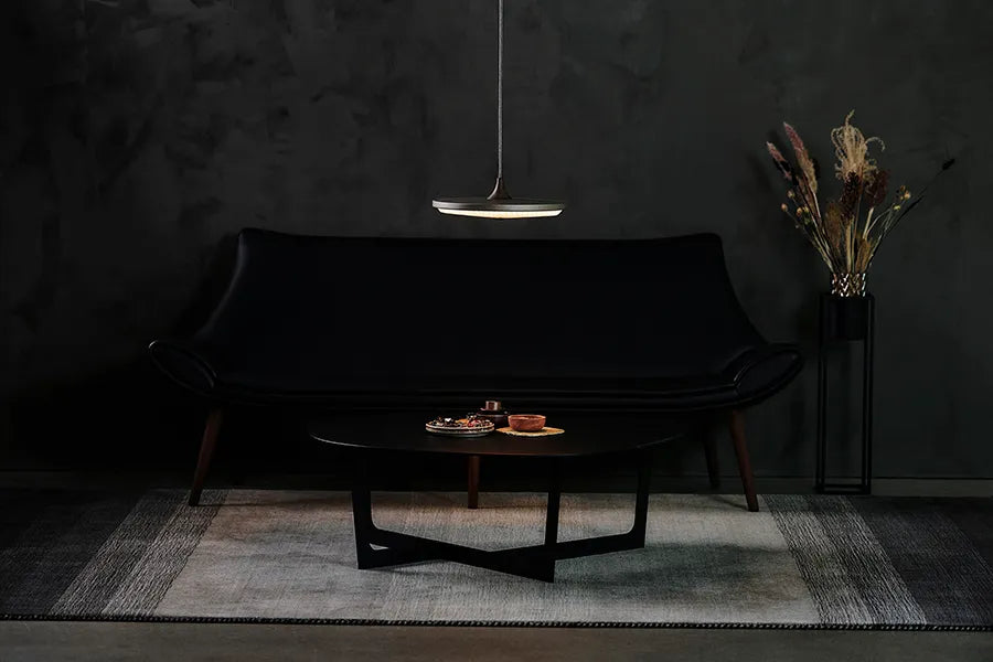 Soleil pendel small, røget eg, papir skærm fra Le Klint