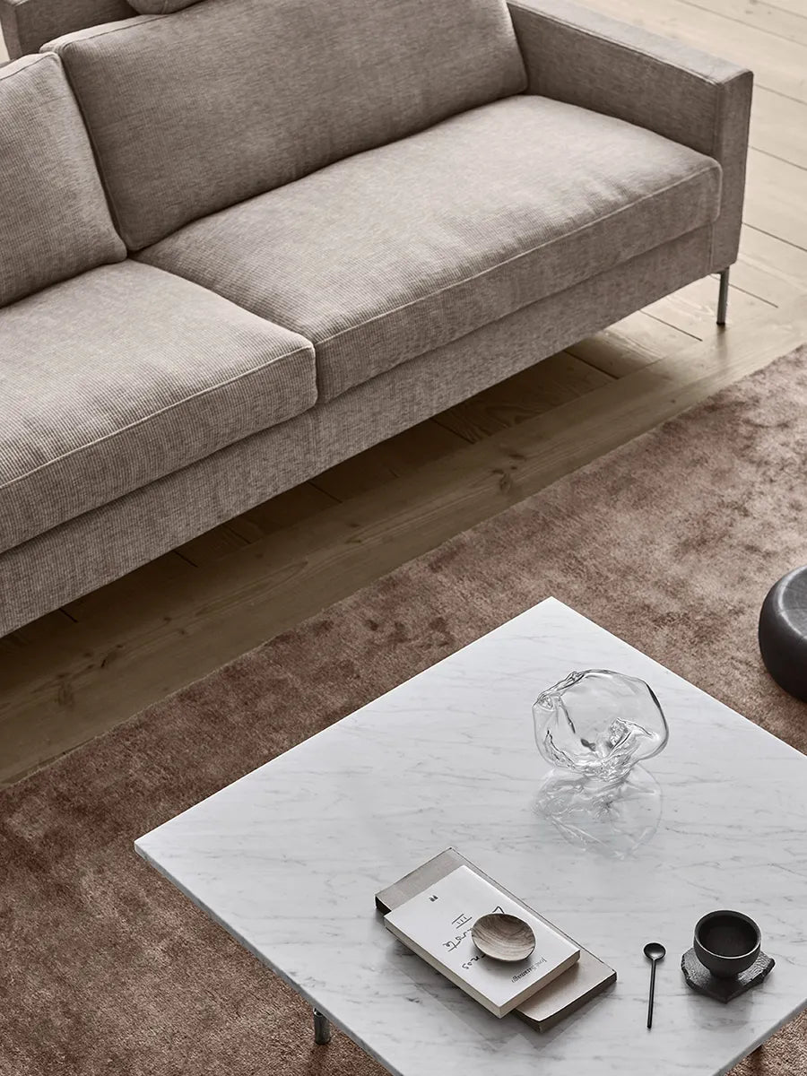 Spider Sofabord 80 x 80 cm, sort stel fra Eilersen