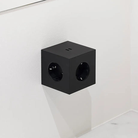 Square 2 Stikdåse med USB, sort fra Avolt - 5 - Jacobsen Plus