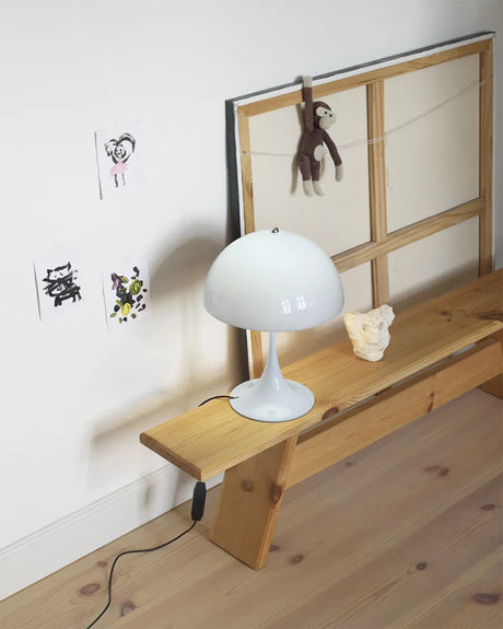 Panthella 250 Bordlampe, pale blue opal af Verner Panton - 2 - Jacobsen Plus