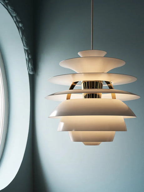 PH Snowball, soft white/brass af Poul Henningsen - 3 - Jacobsen Plus
