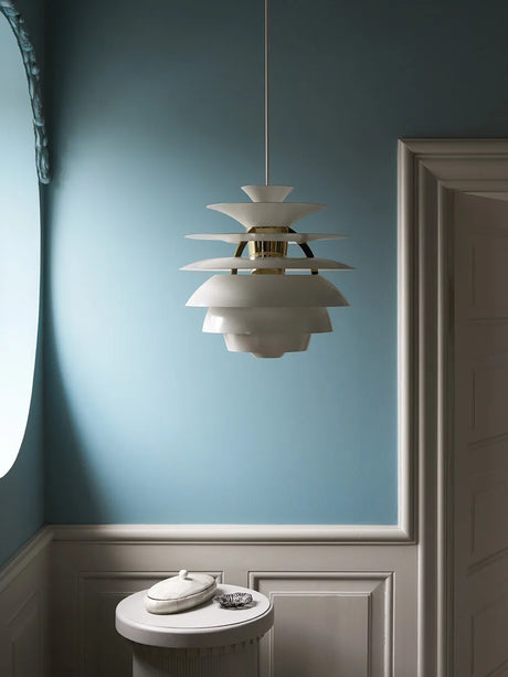 PH Snowball, dusty green/chrome af Poul Henningsen - 3 - Jacobsen Plus
