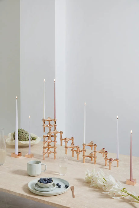 Reflect Lysestage, rosa guld fra STOFF Nagel - 1 - Jacobsen Plus