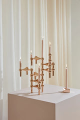 Reflect Lysestage, rosa guld fra STOFF Nagel - 4 - Jacobsen Plus