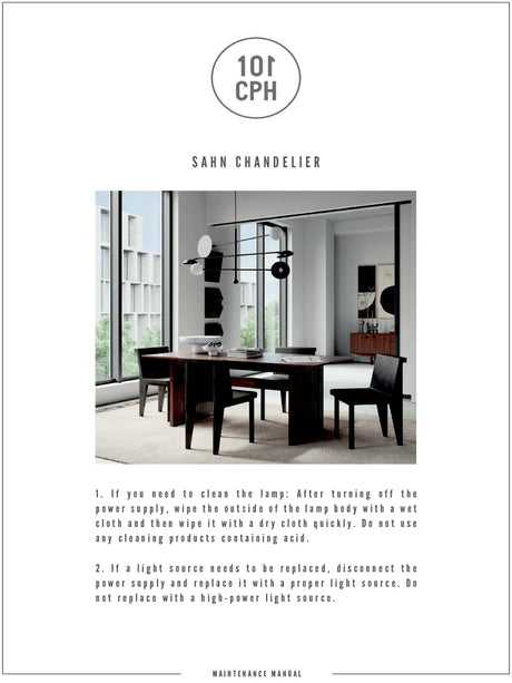 Sahn Chandelier, bronze fra 101 Copenhagen - Bronze - Jacobsen Plus