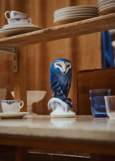 Royal Copenhagen Figur blå ugle, 22 cm - 2 - Jacobsen Plus