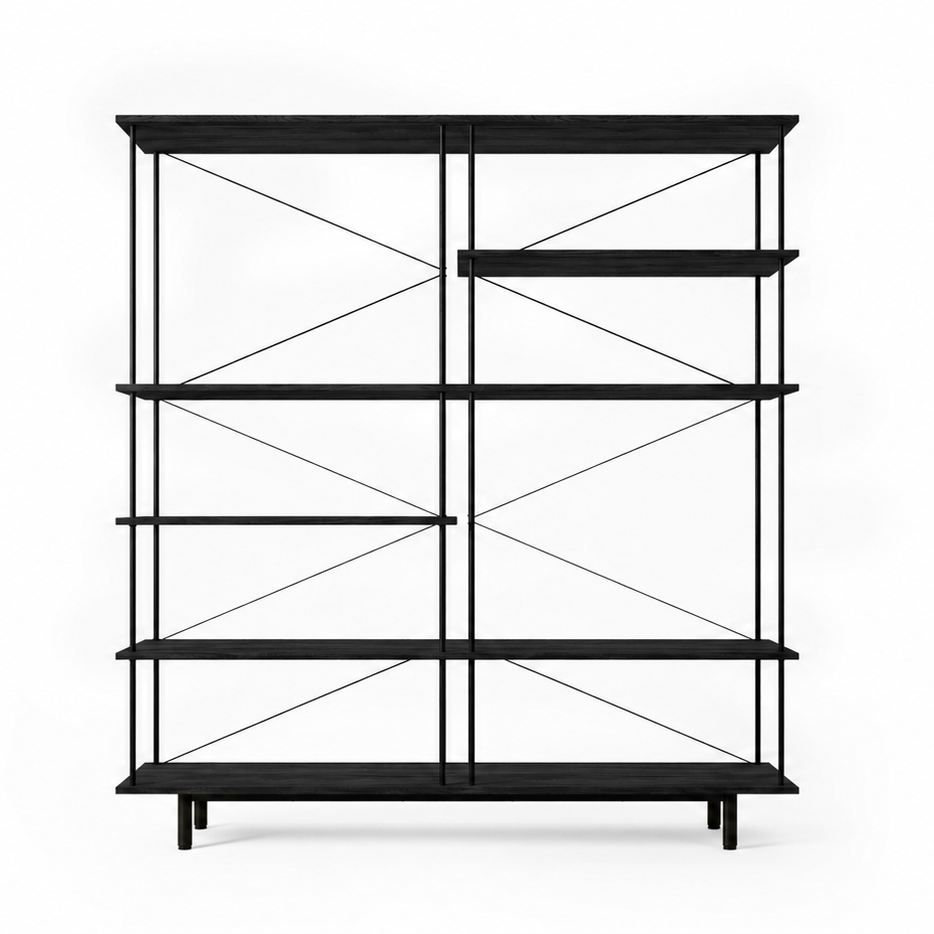Seiton reol 4-2R i sort eg fra Stellar Works - 1 - Jacobsen Plus