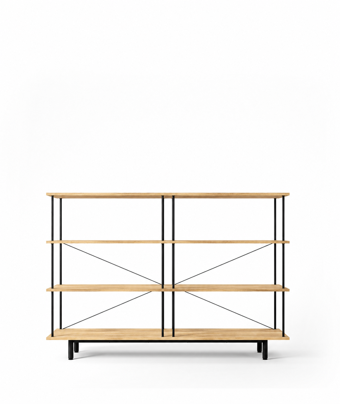 Seiton reol 4 i eg fra Stellar Works - 1 - Jacobsen Plus