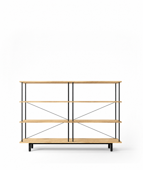 Seiton reol 4 i eg fra Stellar Works - 1 - Jacobsen Plus