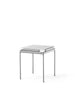 Sett LN11 Sidebord, bianco carrara marble/chrome fra &Tradition