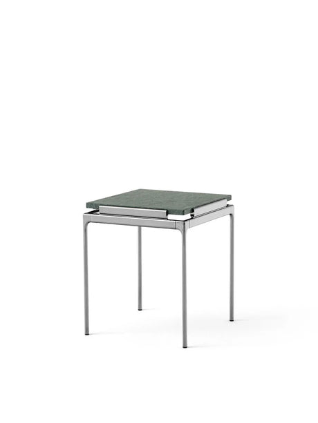 Sett LN11 Sidebord, verde guatemala marble/chrome fra &Tradition - 1 - Jacobsen Plus