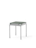 Sett LN11 Sidebord, verde guatemala marble/chrome fra &Tradition