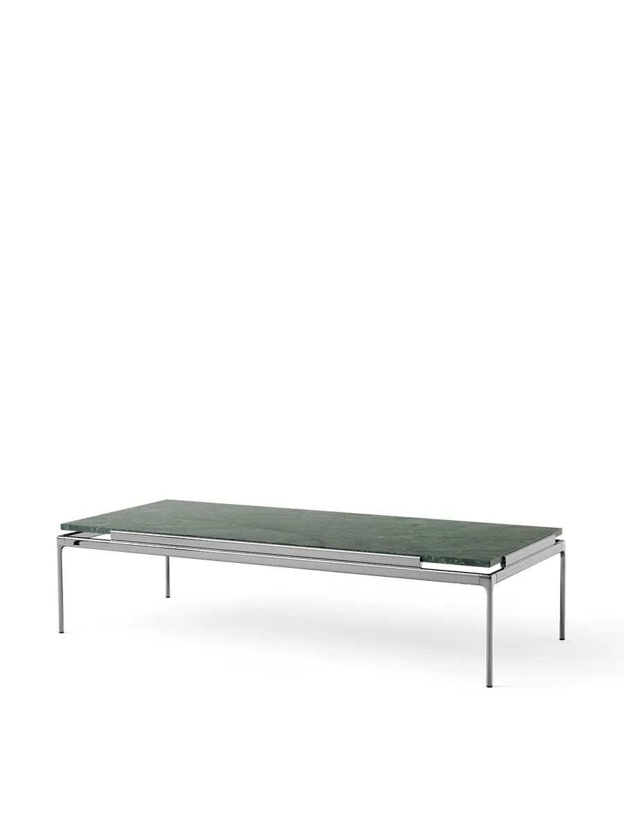 Sett LN12 Sofabord, verde guatemala marble/chrome fra &Tradition - 1 - Jacobsen Plus
