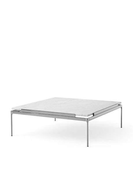 Sett LN13 Sofabord, bianco carrara marble/chrome fra &Tradition - 1 - Jacobsen Plus