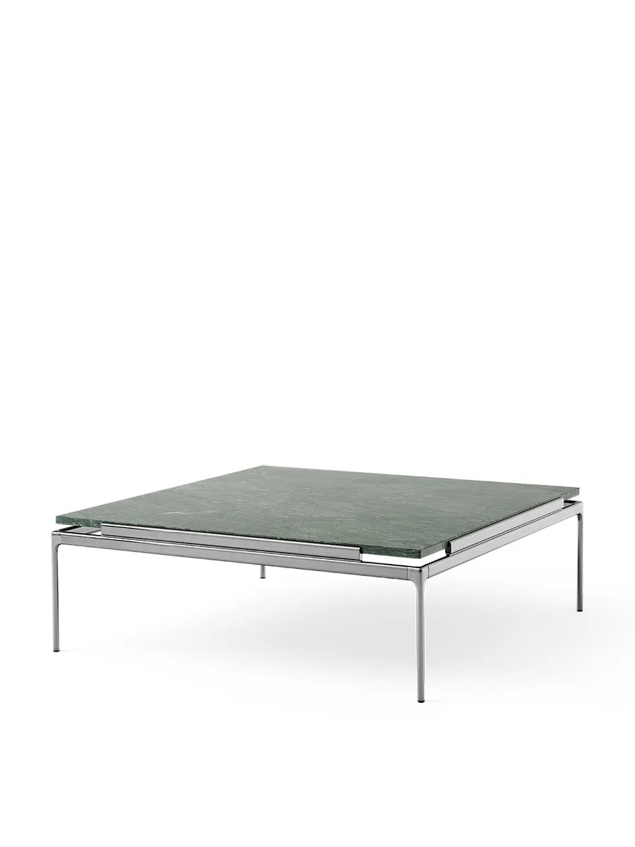 Sett LN13 Sofabord, verde guatemala marble/chrome fra &Tradition