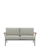 Settle Outdoor Sofa, 2-seater fra Muuto - Dark green - Jacobsen Plus