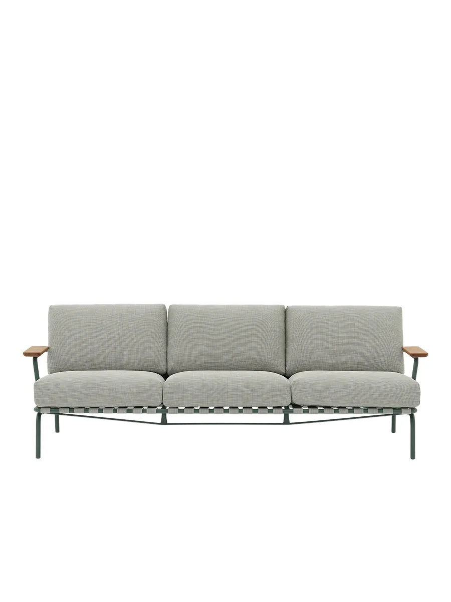 Settle Outdoor Sofa, 3-seater fra Muuto - Dark green - Jacobsen Plus