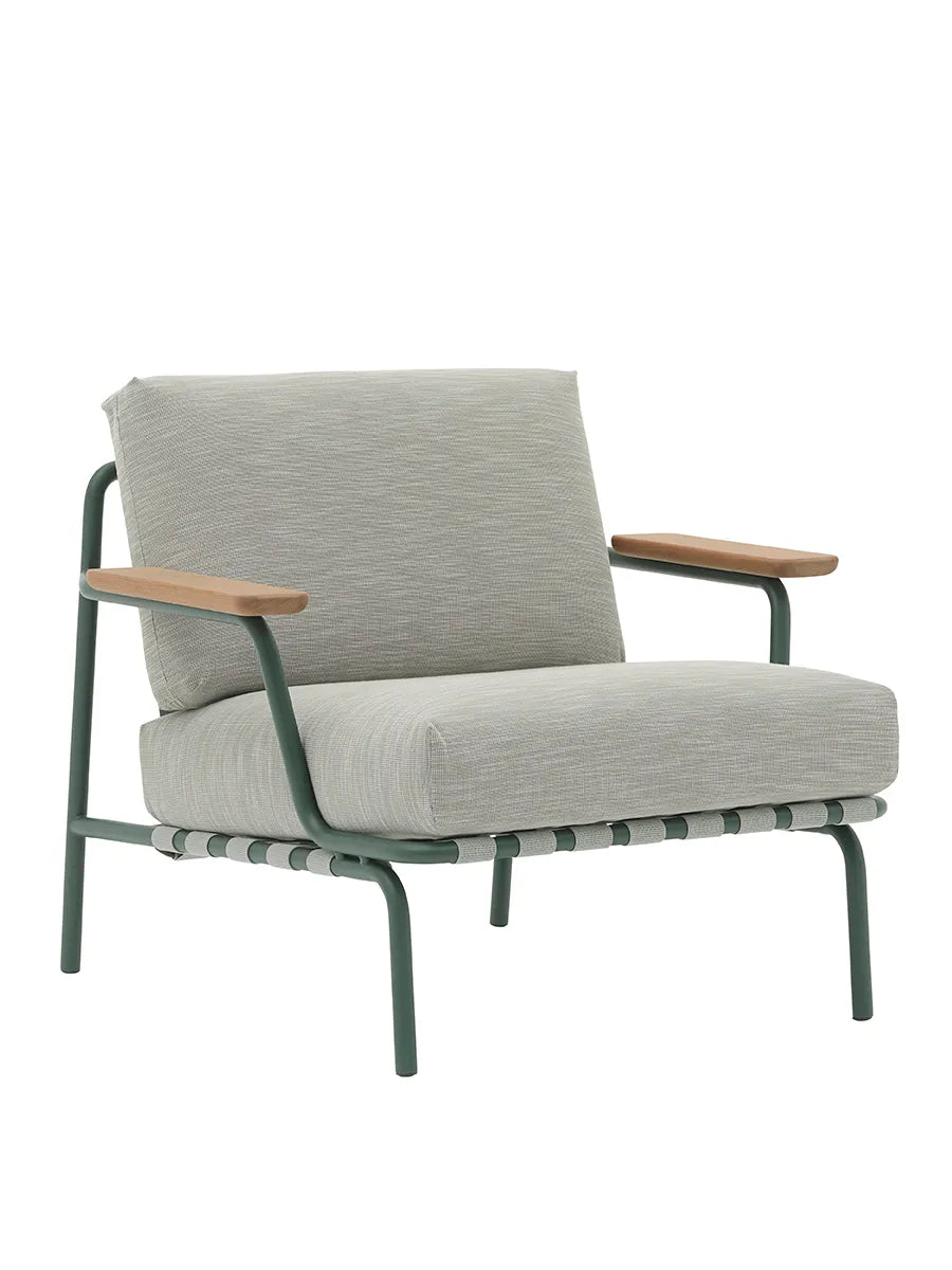 Settle Outdoor Lounge Chair fra Muuto - Dark green - Jacobsen Plus