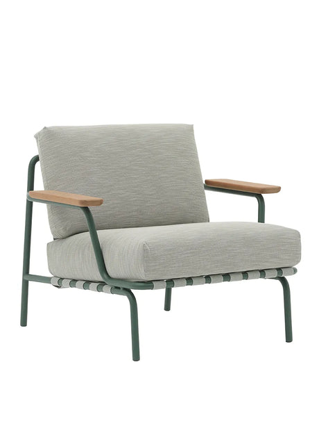 Settle Outdoor Lounge Chair fra Muuto - Dark green - Jacobsen Plus