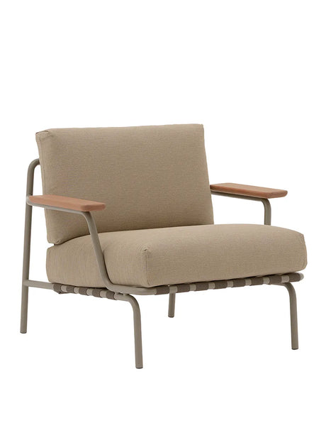Settle Outdoor Lounge Chair fra Muuto - Taupe - Jacobsen Plus