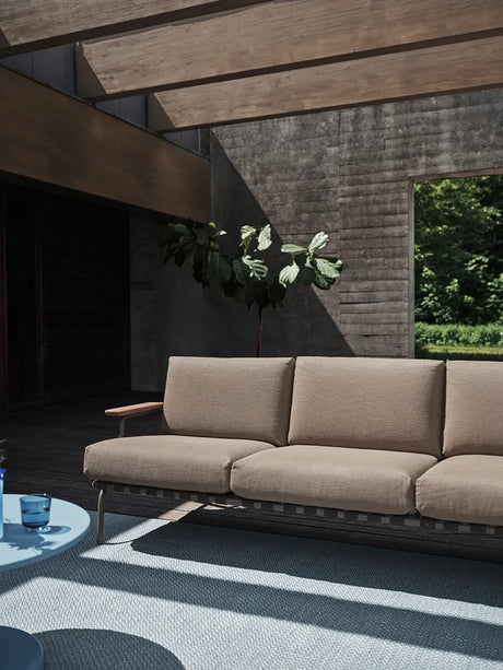Settle Outdoor Sofa, 3-seater fra Muuto - Dark green - Jacobsen Plus