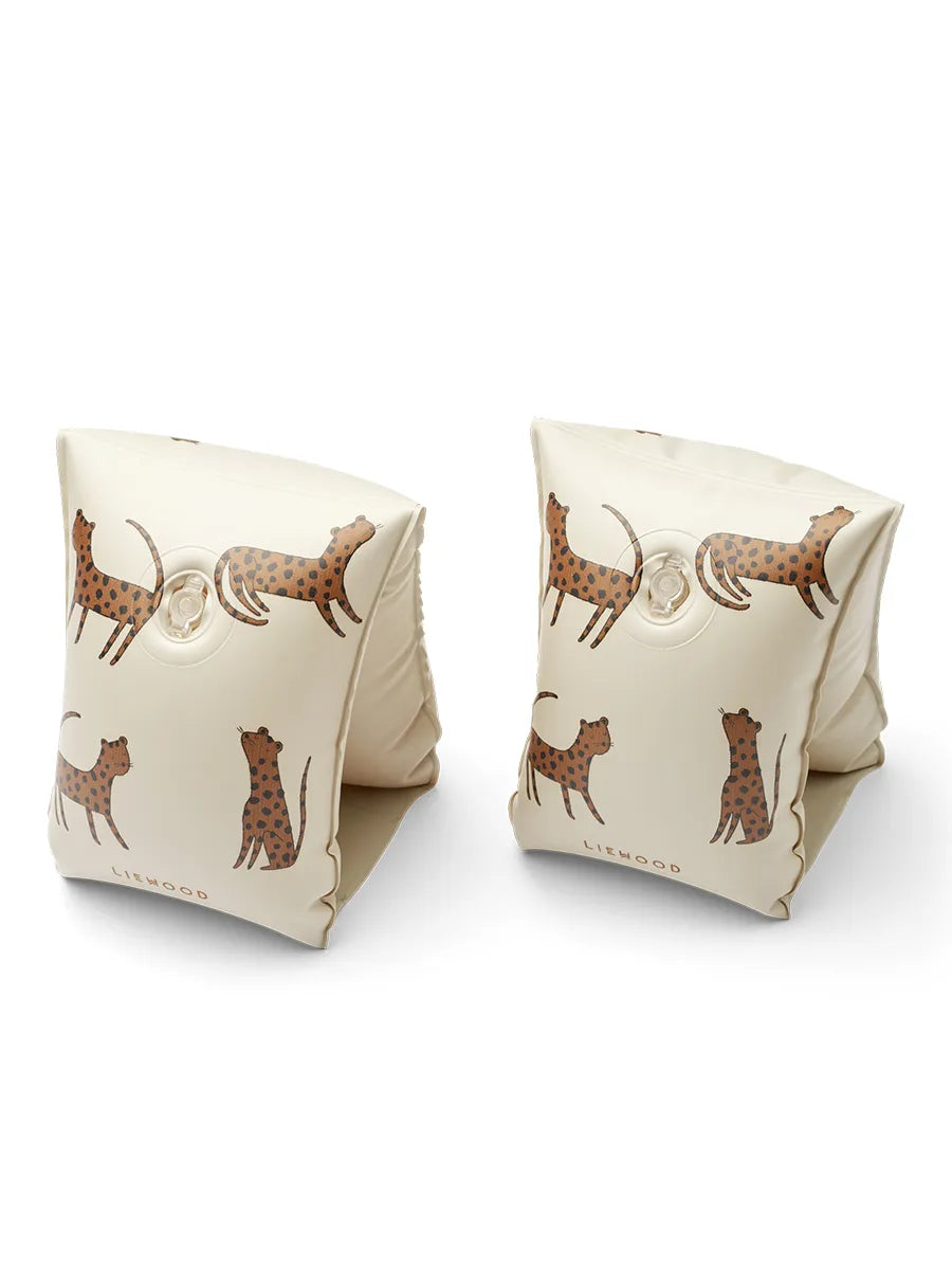 Shirley Swim Wings, leopard/sandy fra Liewood