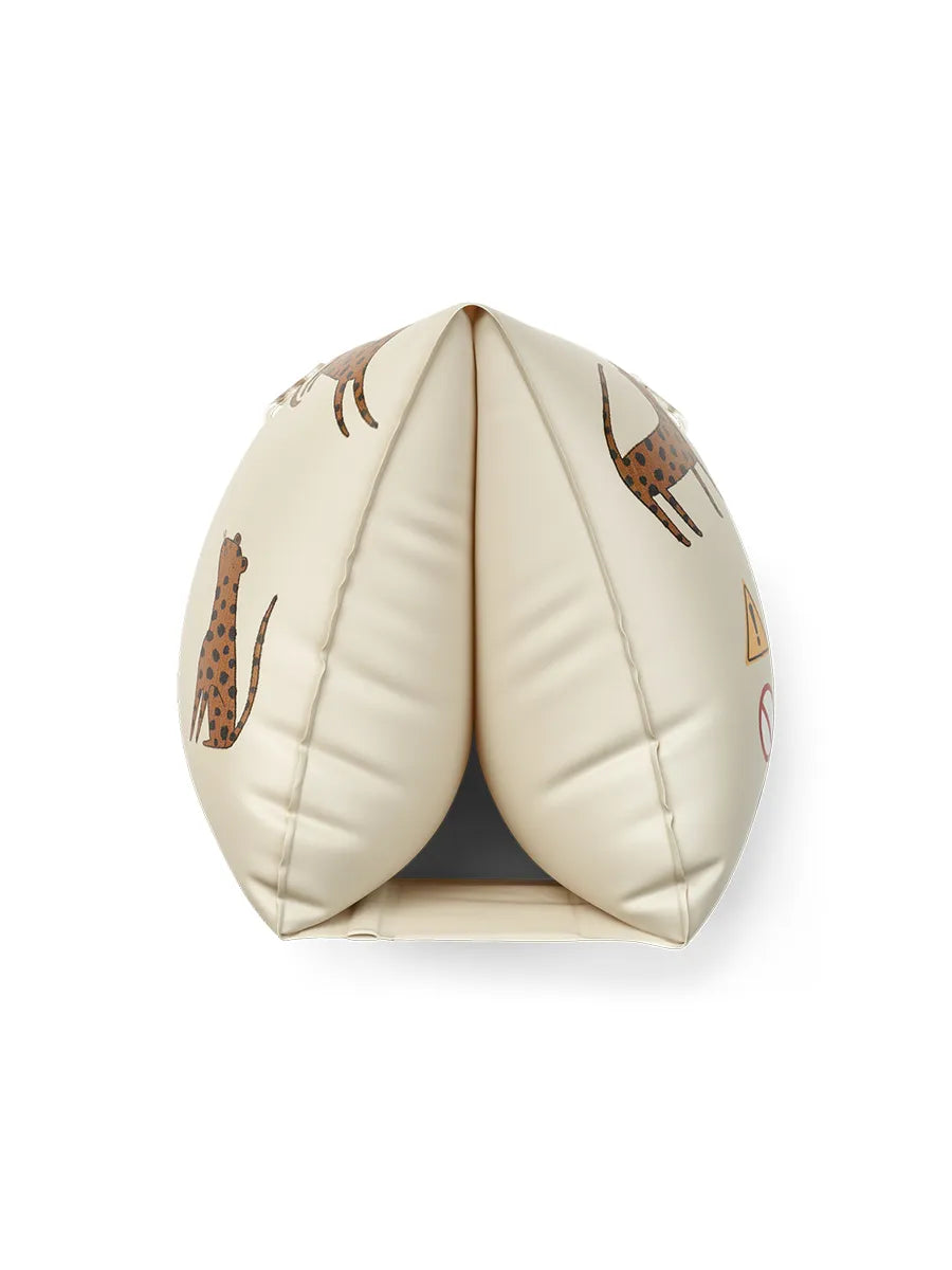 Shirley Swim Wings, leopard/sandy fra Liewood