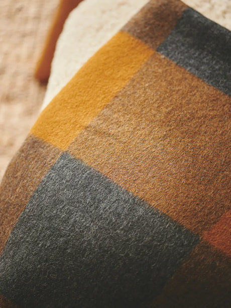 Caracas Plaid, caramel fra Silkeborg Uldspinderi - 3 - Jacobsen Plus