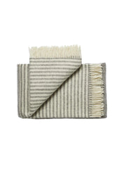 Bogø Plaid, light nordic grey fra Silkeborg Uldspinderi