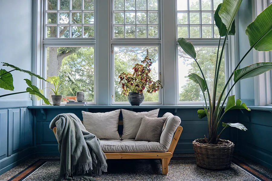 Drejø Plaid, sage fra Silkeborg Uldspinderi