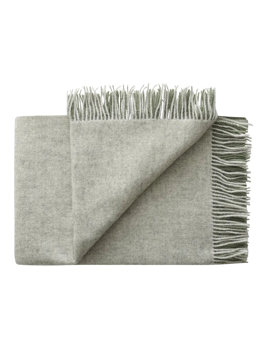 Drejø Plaid, sage fra Silkeborg Uldspinderi