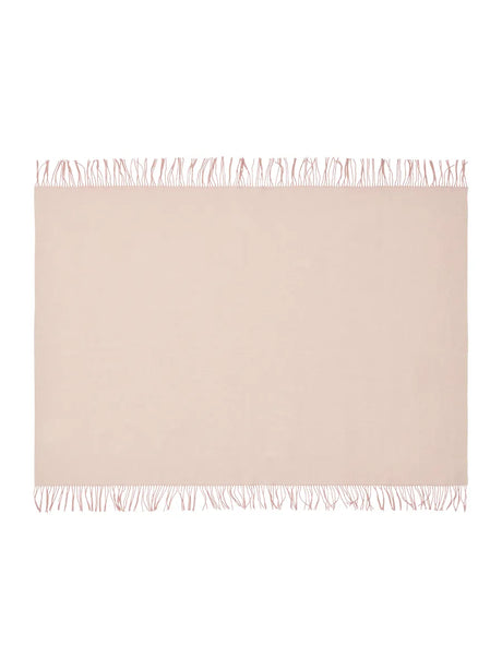 Franja Plaid, pink/white fra Silkeborg Uldspinderi - 2 - Jacobsen Plus