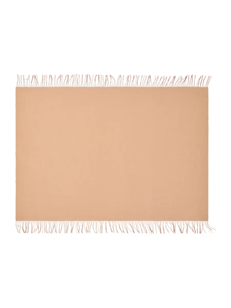 Franja Plaid, pink/yellow fra Silkeborg Uldspinderi