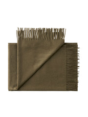 Lima Plaid, seaweed green fra Silkeborg Uldspinderi