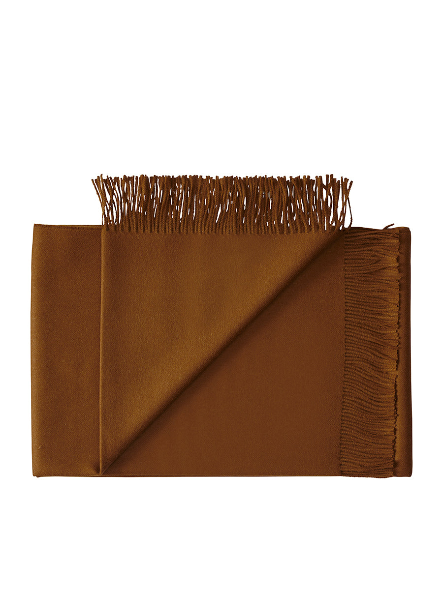 Lima Plaid, caramel fra Silkeborg Uldspinderi