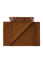Lima Plaid, caramel fra Silkeborg Uldspinderi