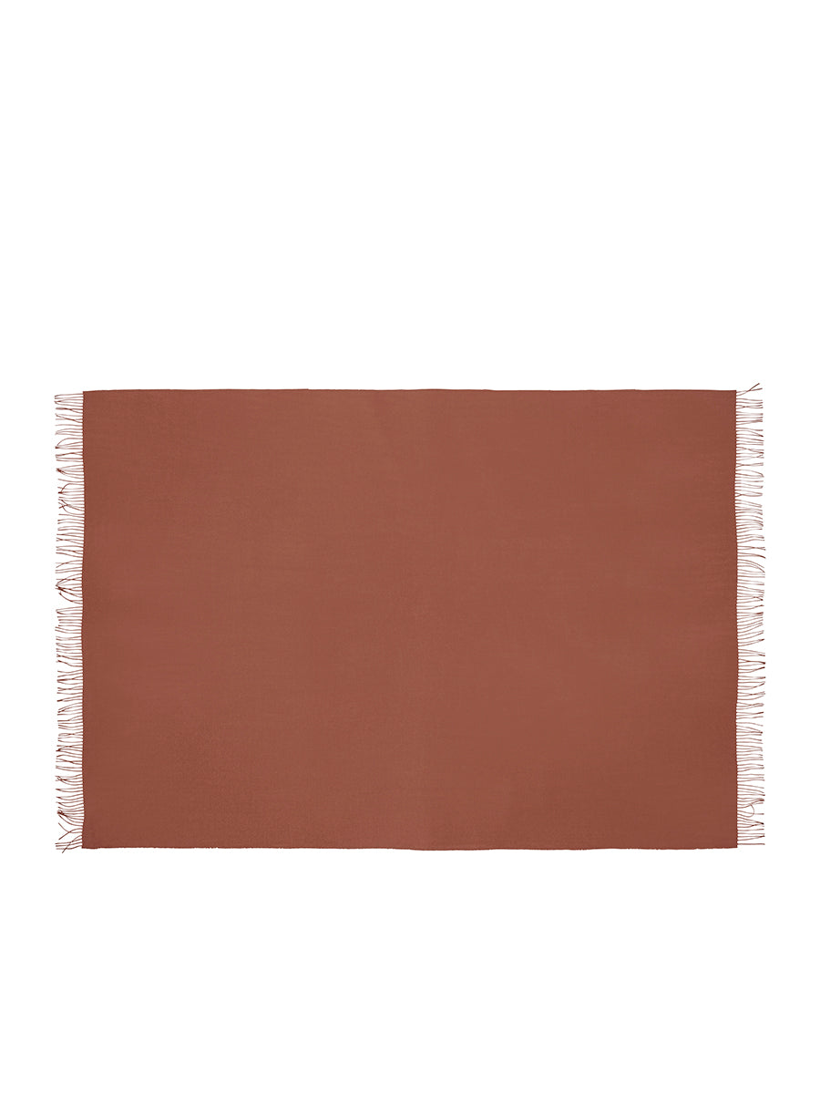 Lima Plaid, rosewood fra Silkeborg Uldspinderi