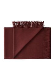 Lima Plaid, beetroot fra Silkeborg Uldspinderi