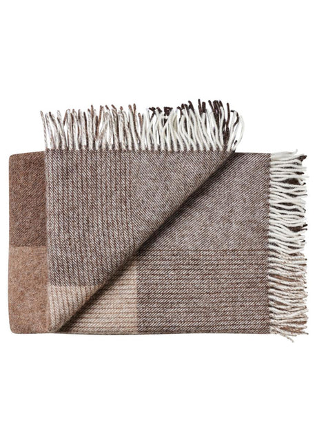 Oxford Plaid, Shades Brown fra Silkeborg Uldspinderi - 1 - Jacobsen Plus