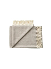 Panama Plaid, grey bark fra Silkeborg Uldspinderi