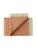 Rømø Plaid, apricot orange fra Silkeborg Uldspinderi