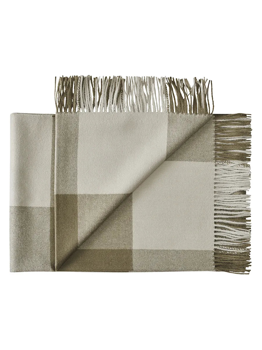 Santa Fe Plaid, umber fra Silkeborg Uldspinderi