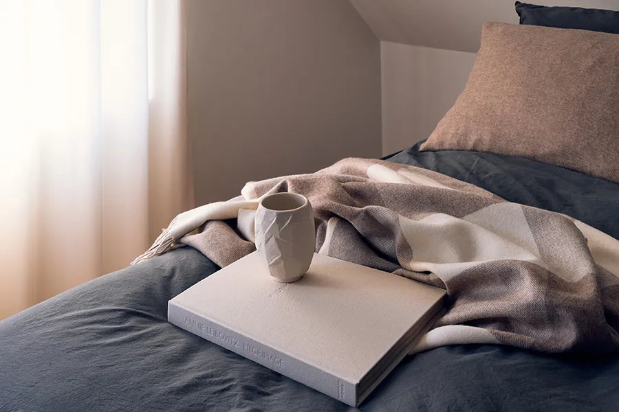 Santa Fe Plaid, walnut brown fra Silkeborg Uldspinderi