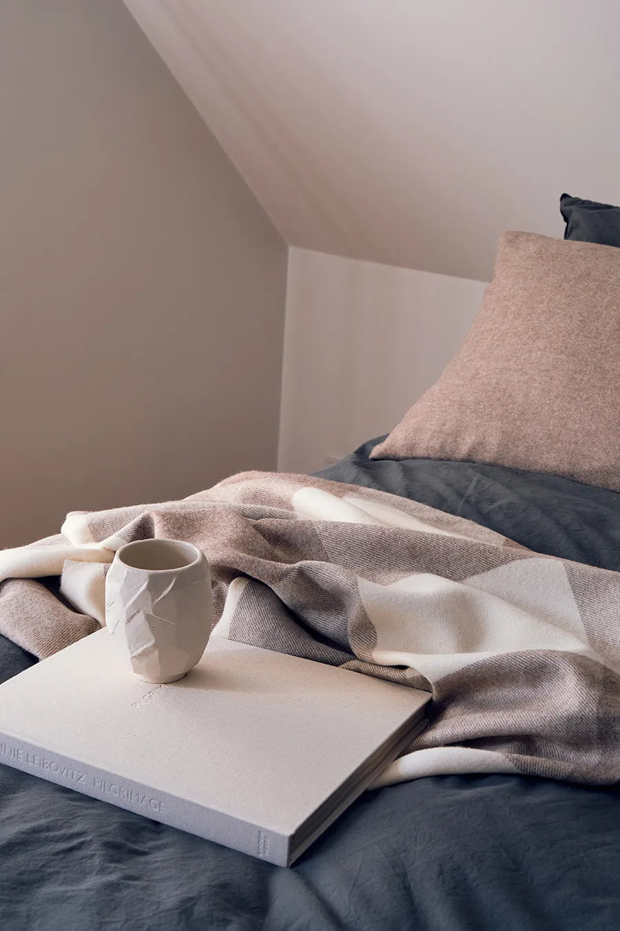 Santa Fe Plaid, walnut brown fra Silkeborg Uldspinderi