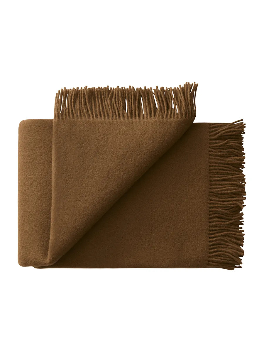 Season Plaid, caramel fra Silkeborg Uldspinderi