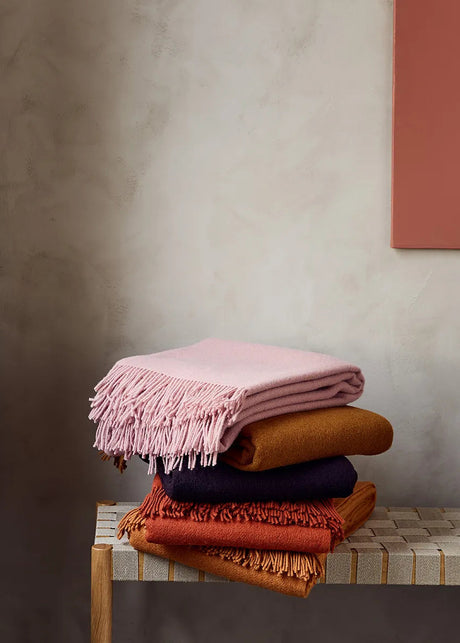 Season Plaid, rust fra Silkeborg Uldspinderi - 3 - Jacobsen Plus