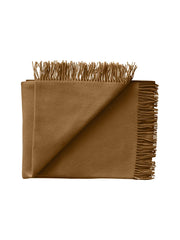 Secret Plaid, ocher/caramel fra Silkeborg Uldspinderi