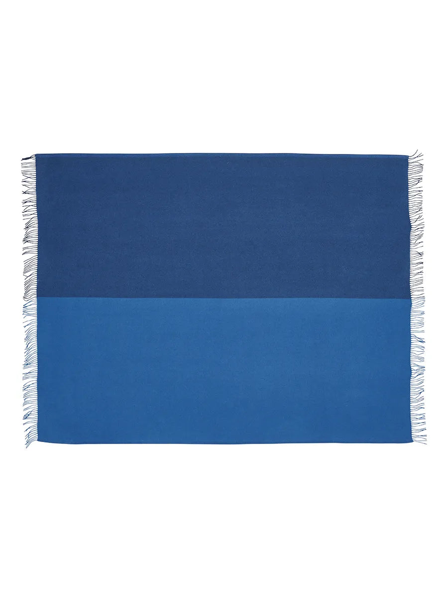 Secret Plaid, indigo/cobalt fra Silkeborg Uldspinderi