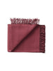 Secret Plaid, beetroot/rhubarb fra Silkeborg Uldspinderi