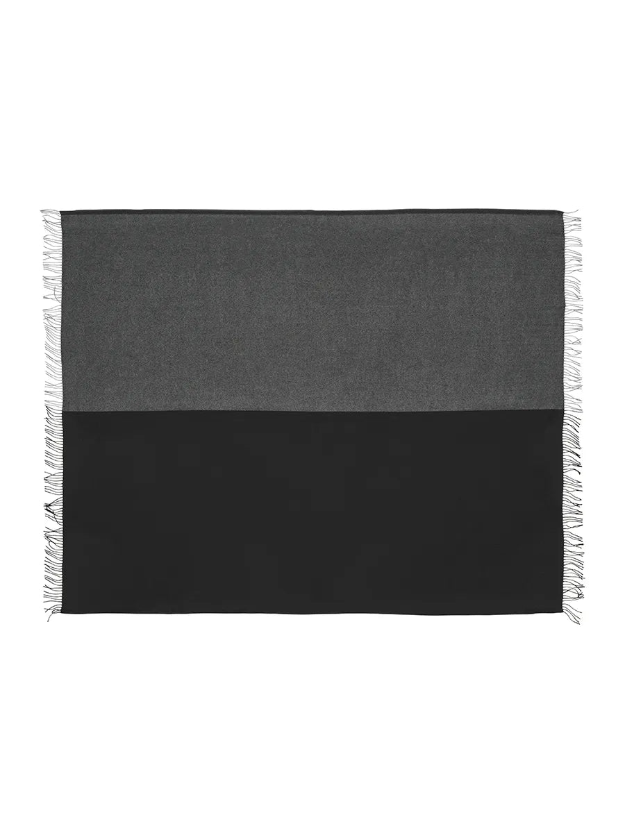 Secret Plaid, granite/black fra Silkeborg Uldspinderi